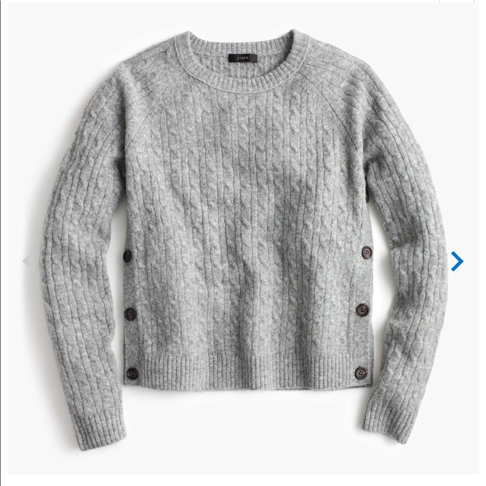 J crew button up sweater